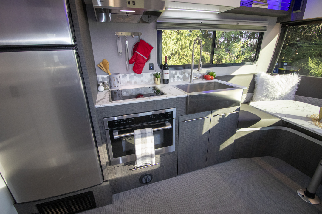 amenities galore, home conveniences camping