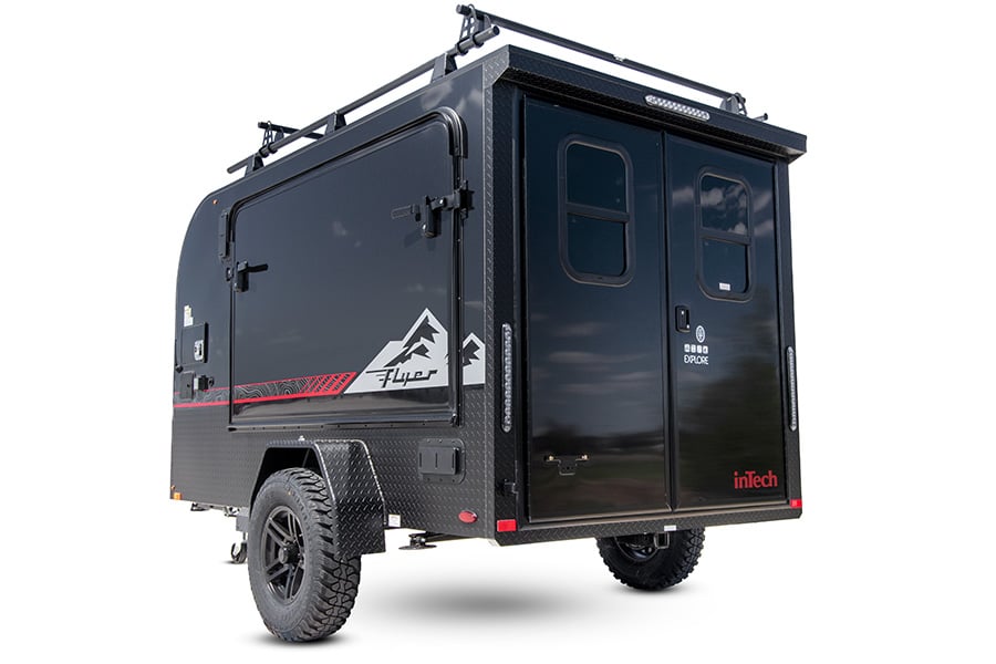 double doors utility trailer