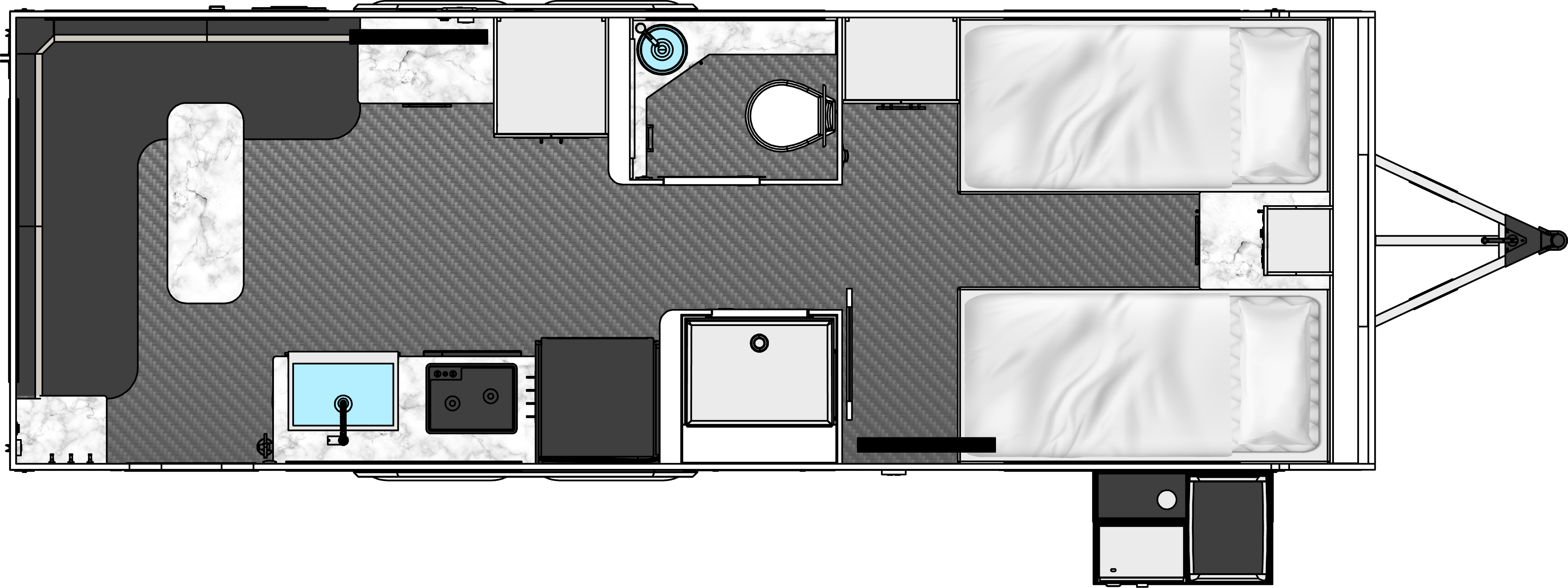inTech OVR Navigate Twin Bed