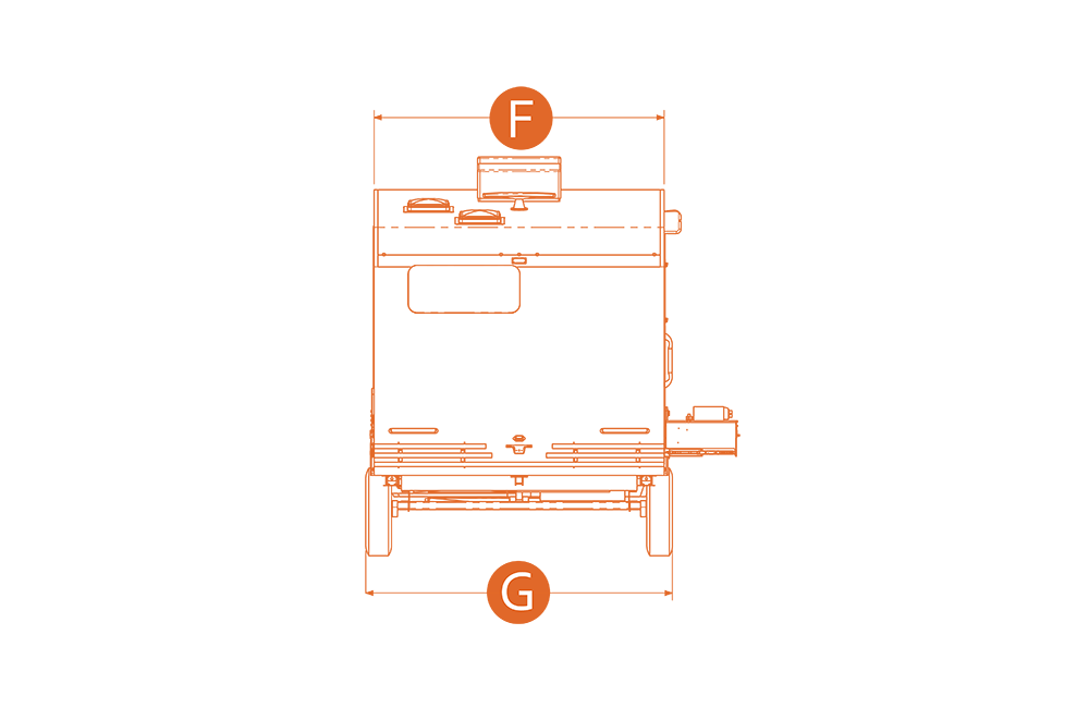 Aucta Sycamore rear dimensions diagram
