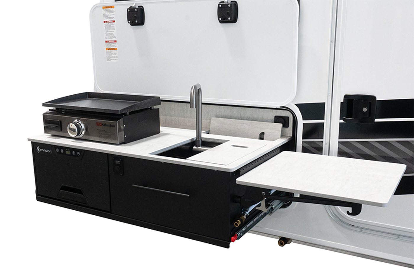 Aucta Sycamore Slide-out Kitchen