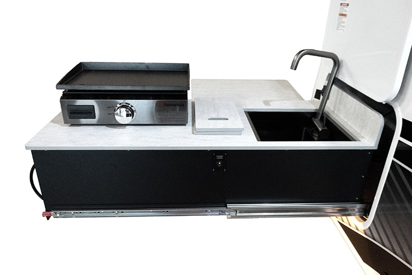 Aucta Willow Rear Kitchen Refrigerator