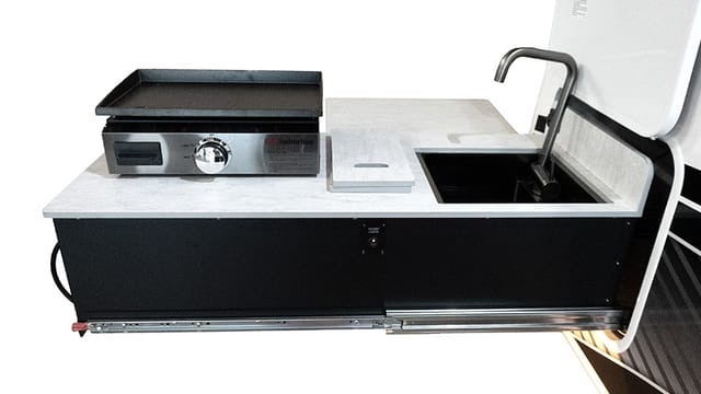 Rear Kitchen Refrigerator