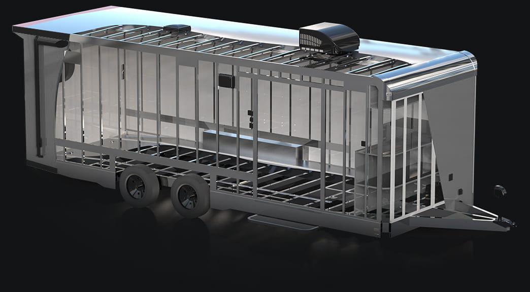 inTech Trailer All Aluminum Construction