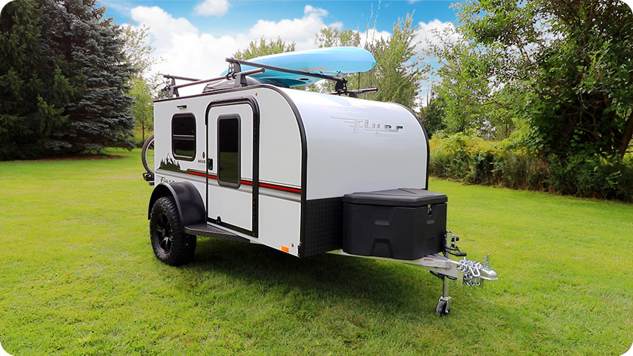 rugged off-road adventure trailer