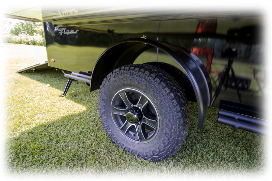 rugged off-road adventure trailer