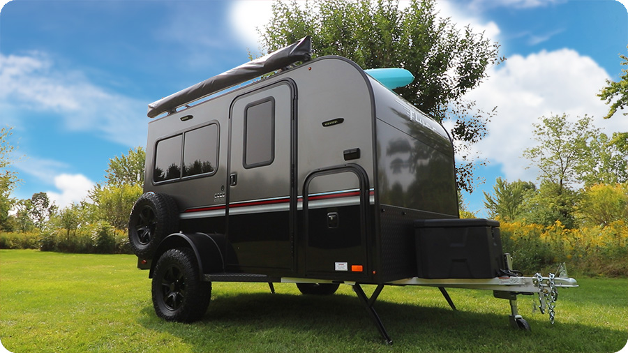 rugged off-road adventure trailer