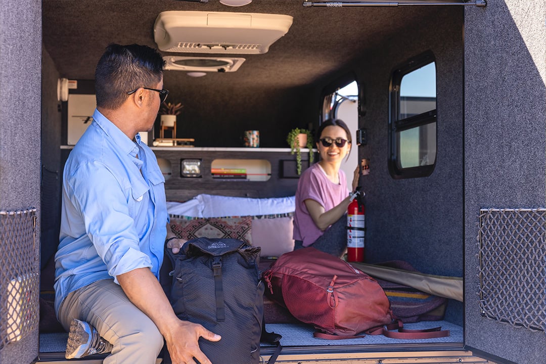 Flyer Pursue interior bed