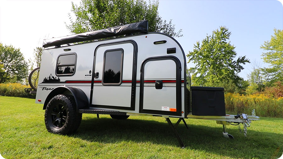 rugged off-road adventure trailer