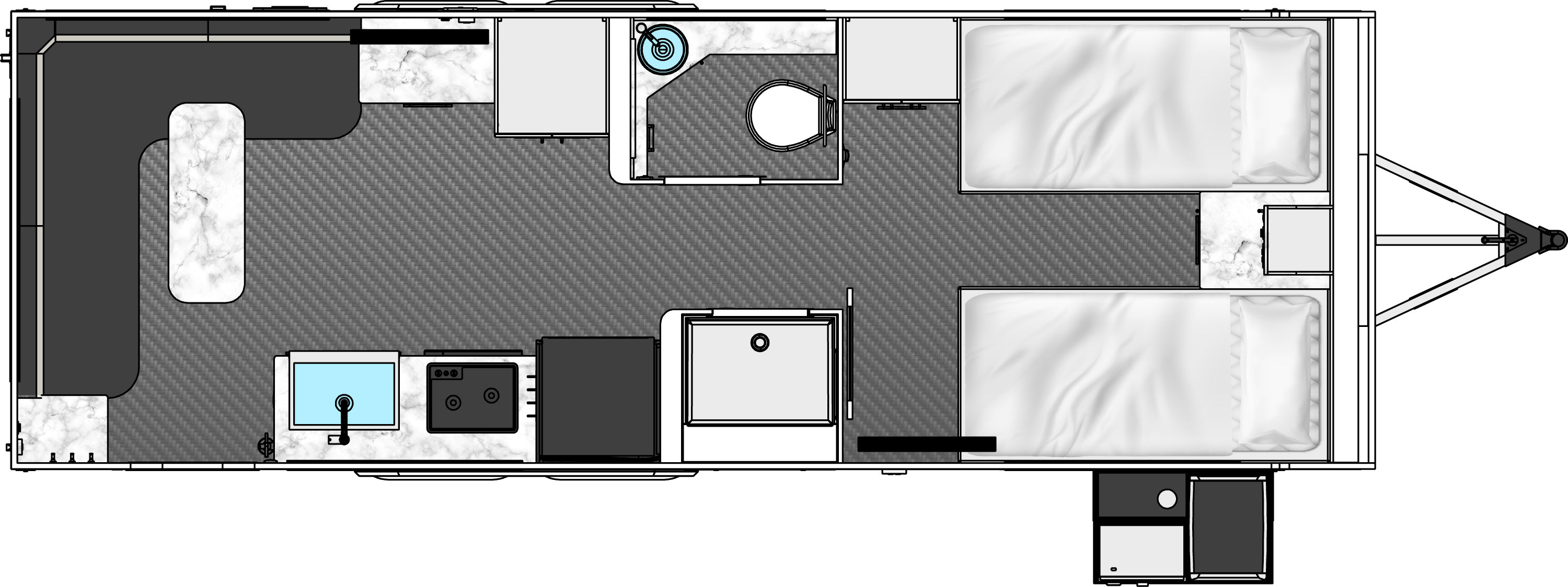 inTech OVR Navigate Twin Bed