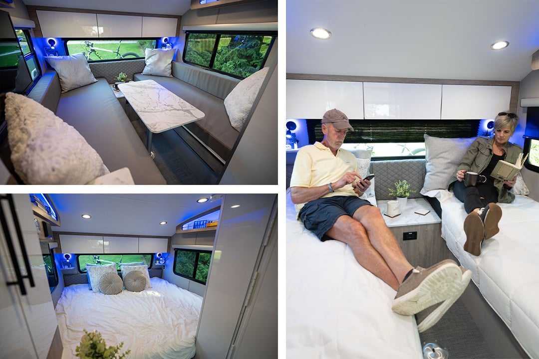 lightweigt spacious design travel trailer